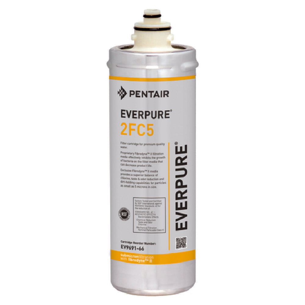 Everpure EV969166 2FC5 Water Filter Cartridge Fibredyne® II Carbon Block Cartridges