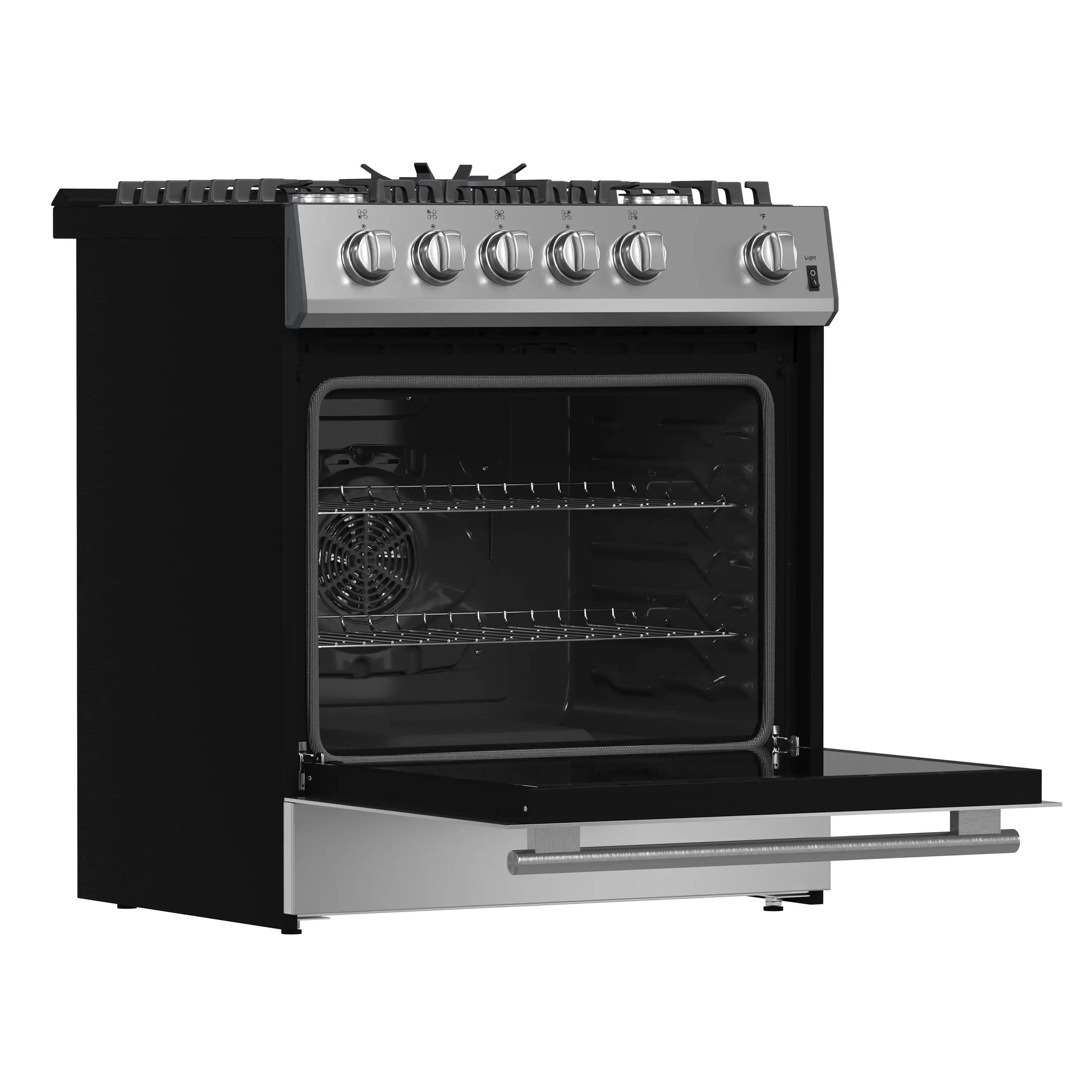 Forno Leonardo Espresso 30-Inch Gas Range in Stainless Steel (FFSGS1116-30)