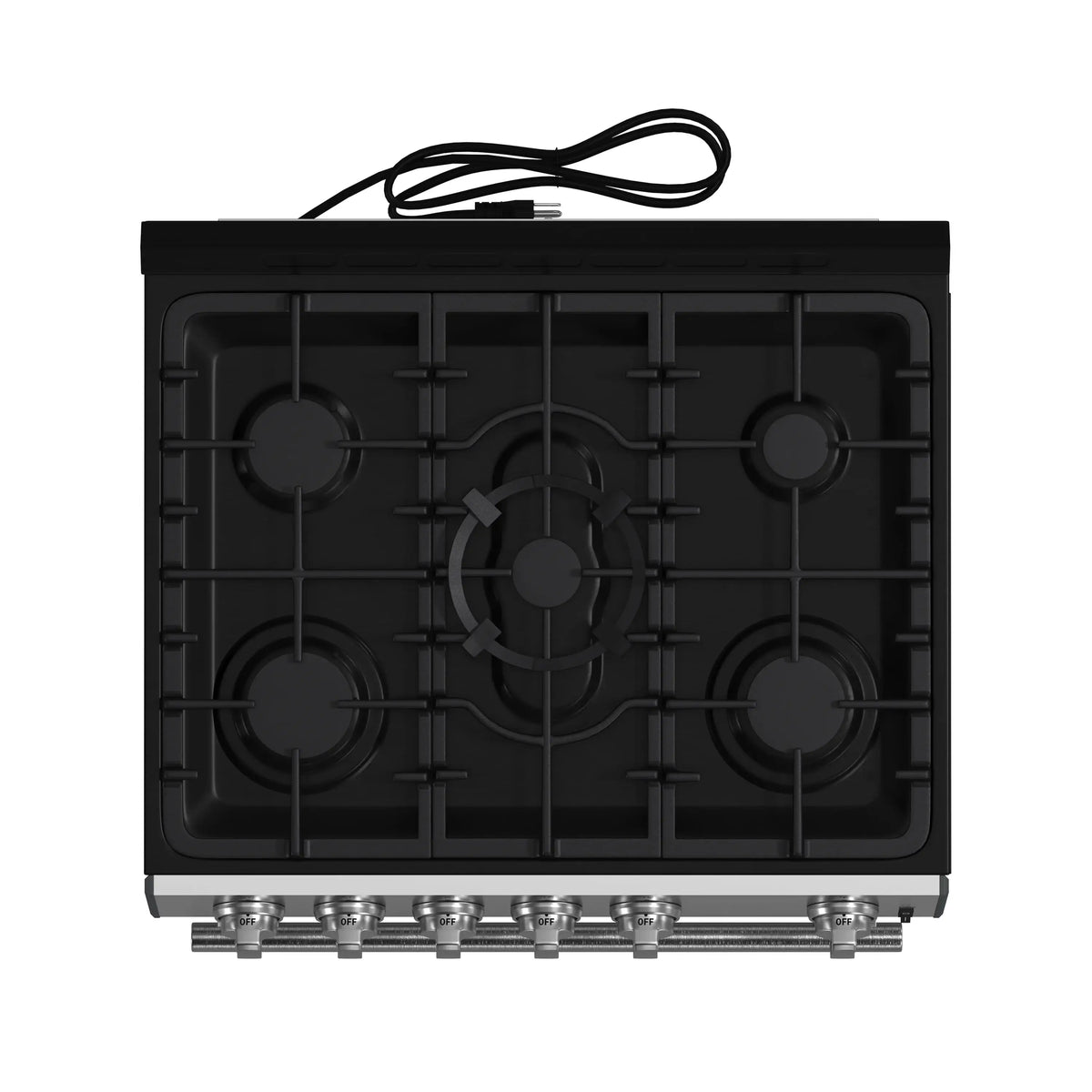 Forno 4-Piece Appliance Package - 30-Inch Espresso Gas Range , Wall Mount Range Hood, 60-Inch Built-In Convertible Refrigerator, and Dishwasher in Stainless Steel