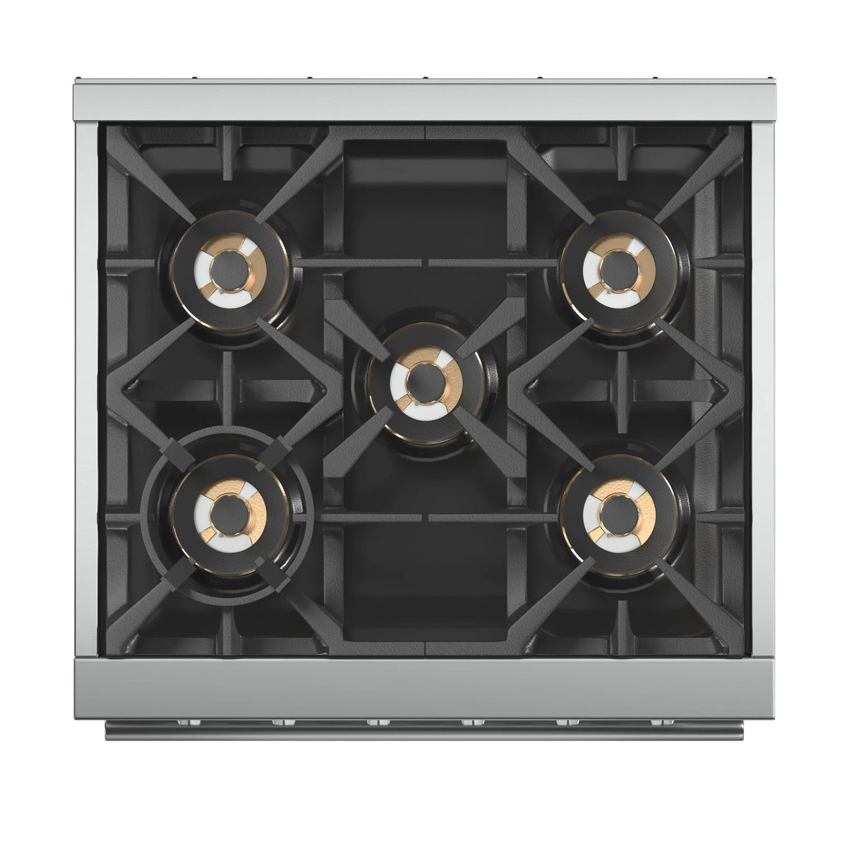 Forno 4-Piece Pro Appliance Package - 30-Inch Gas Range, 60-Inch Pro-Style Refrigerator, 24-Inch Microwave Drawer, & 3-Rack Dishwasher in Stainless Steel