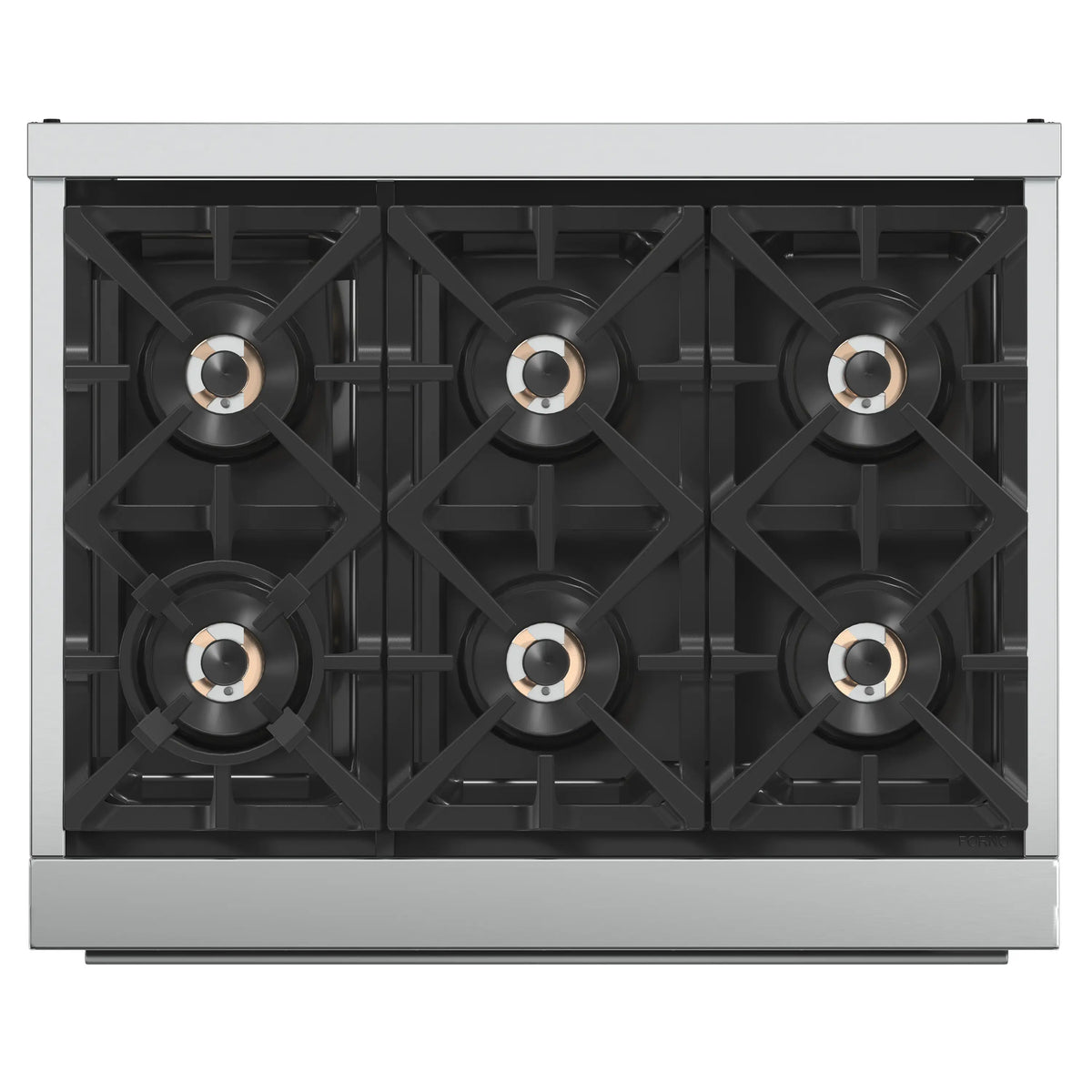 Forno 3-Piece Pro Appliance Package -36-Inch Gas Range, 60-Inch Pro-Style Refrigerator & Wall Mount Hood in Stainless Steel
