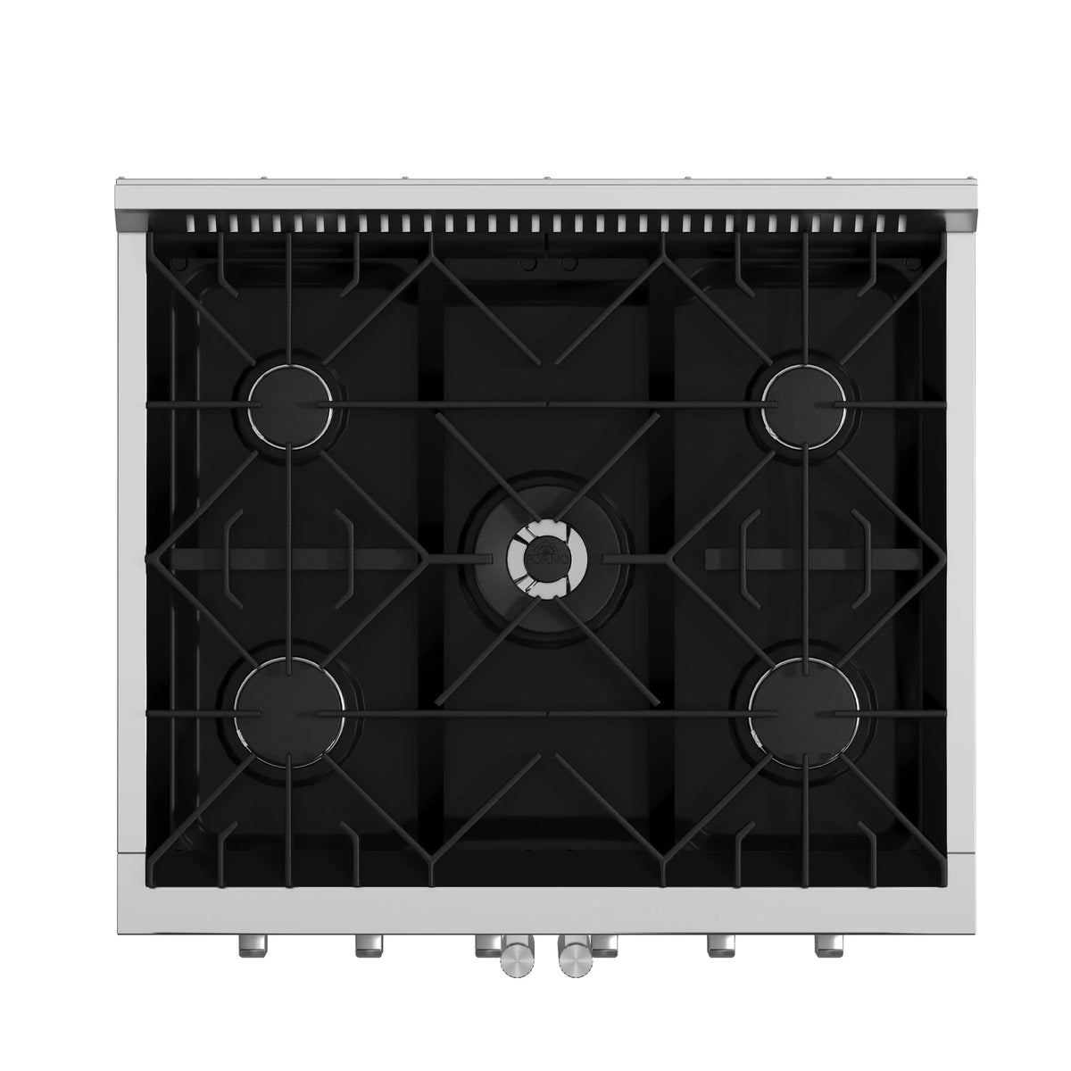 Forno 5-Piece Appliance Package - 30-inch Gas Range, Hood, Refrigerator, Dishwasher and 30-Inch Microwave Drawer in Stainless Steel