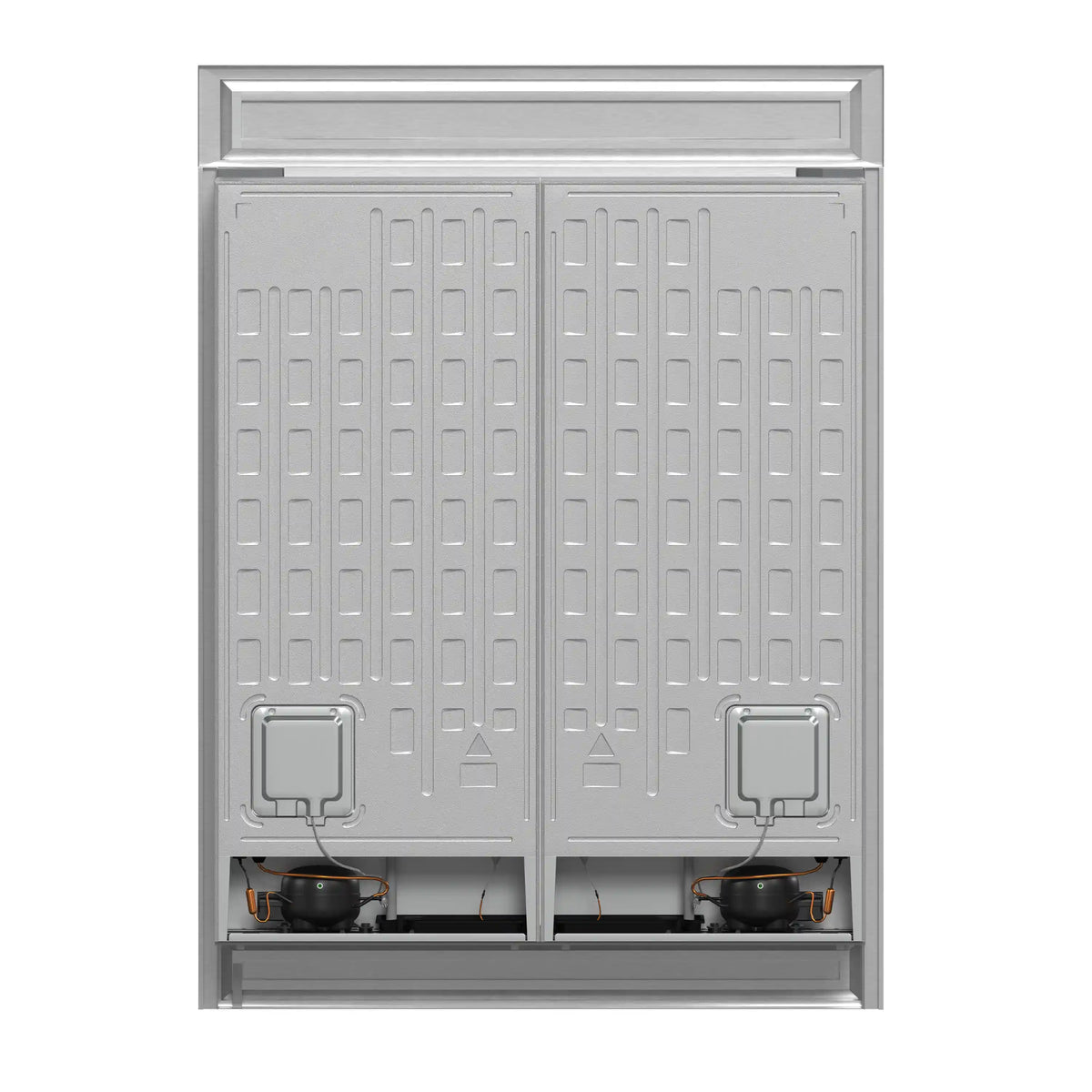 Forno Maderno 60-Inch 27.2 Cu. Ft. Built-In Convertible Refrigerator and Freezer in Stainless Steel with Modern Trim (FFFFD1722-60S)