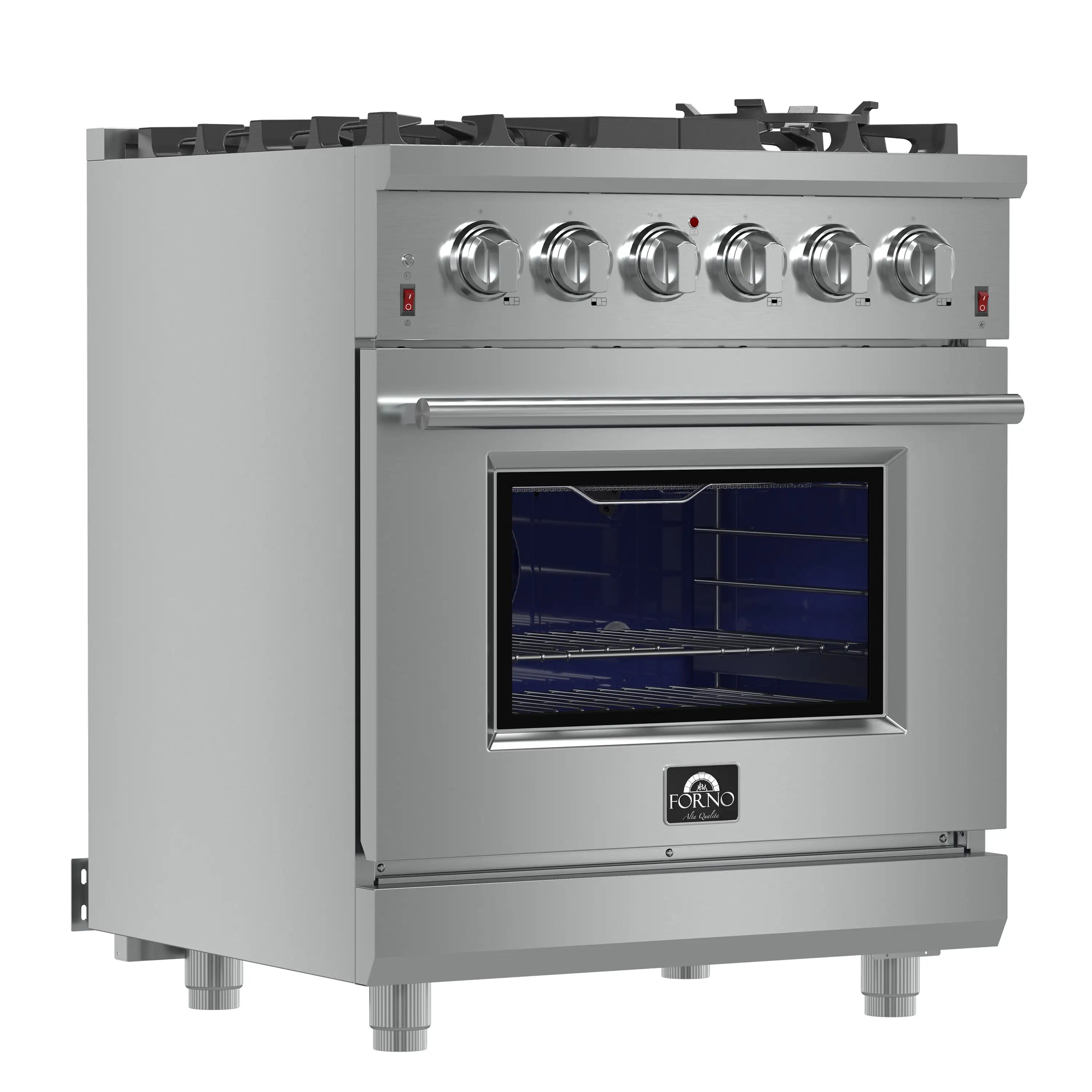 Forno Massimo 30-Inch Gas Range in Stainless Steel (FFSGS6239-30)