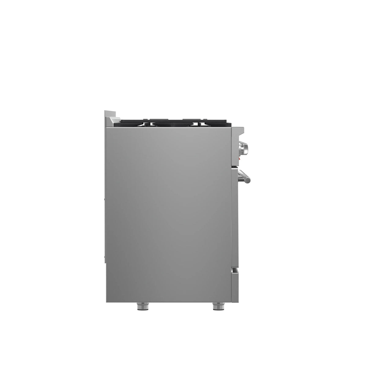 Forno 4-Piece Appliance Package - 48-Inch Gas Range, 60-Inch Pro-Style Refrigerator, 24-Inch Microwave Oven, & 3-Rack Dishwasher in Stainless Steel