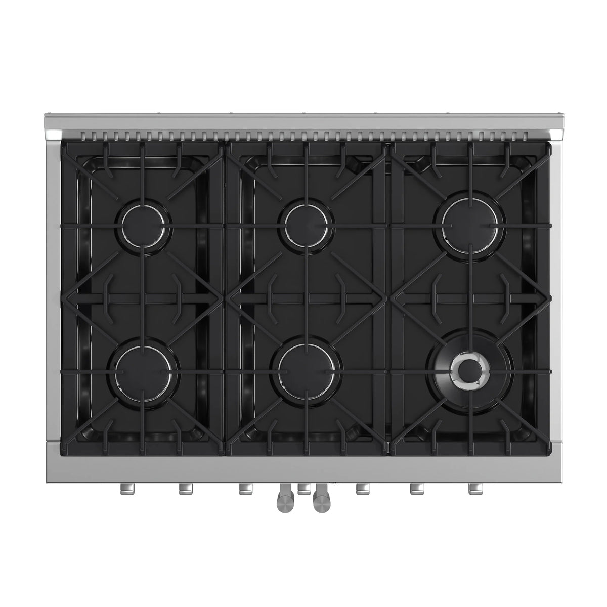 Forno 5-Piece Appliance Package - 36-inch Gas Range, Hood, Refrigerator, Dishwasher and 30-Inch Microwave Drawer in Stainless Steel