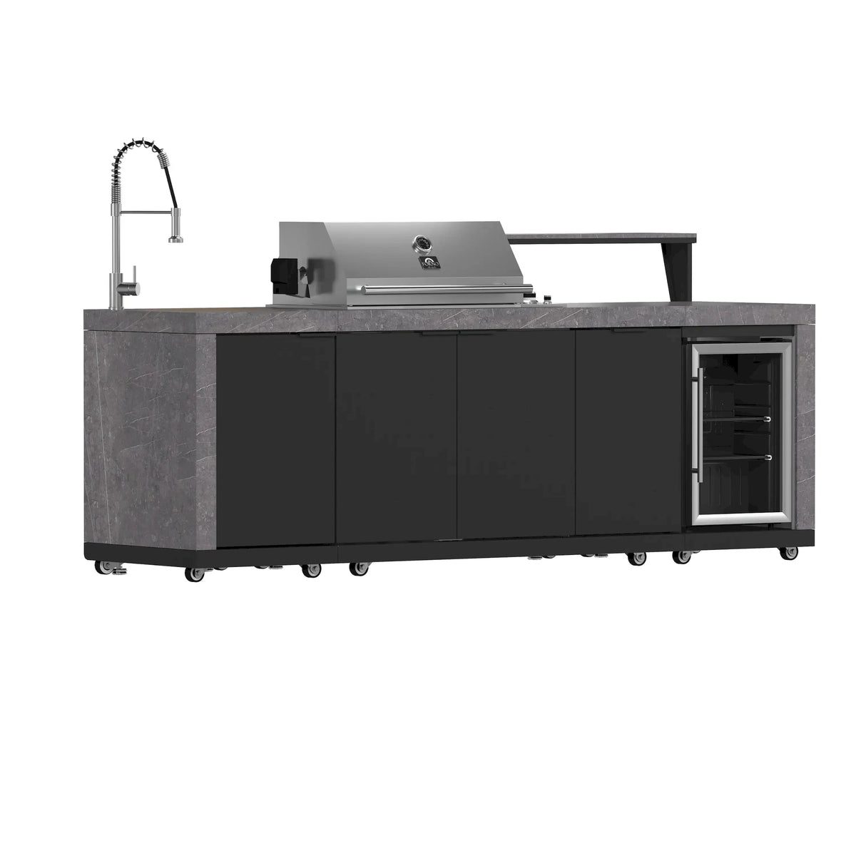 Forno Rimini outdoor kitchen FODKT2544BLK - angle
