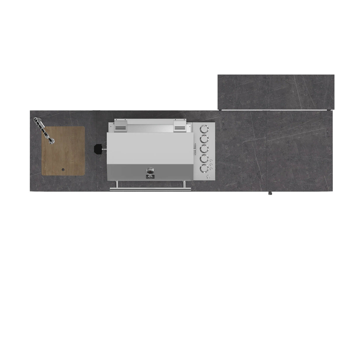 Forno Rimini outdoor kitchen FODKT2544BLK - top