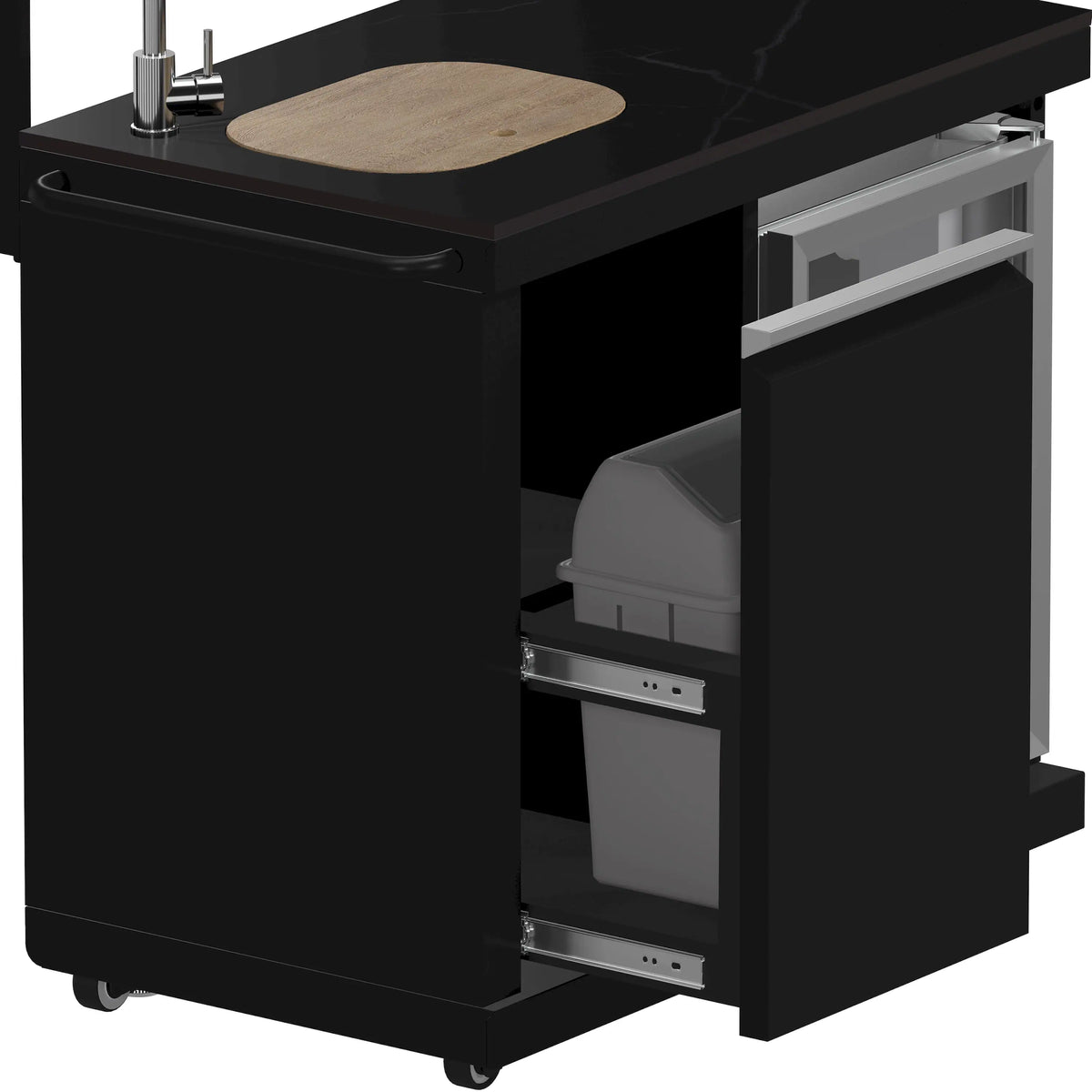 Forno All'Aperto outdoor kitchen FODKT2551BLK - closeup