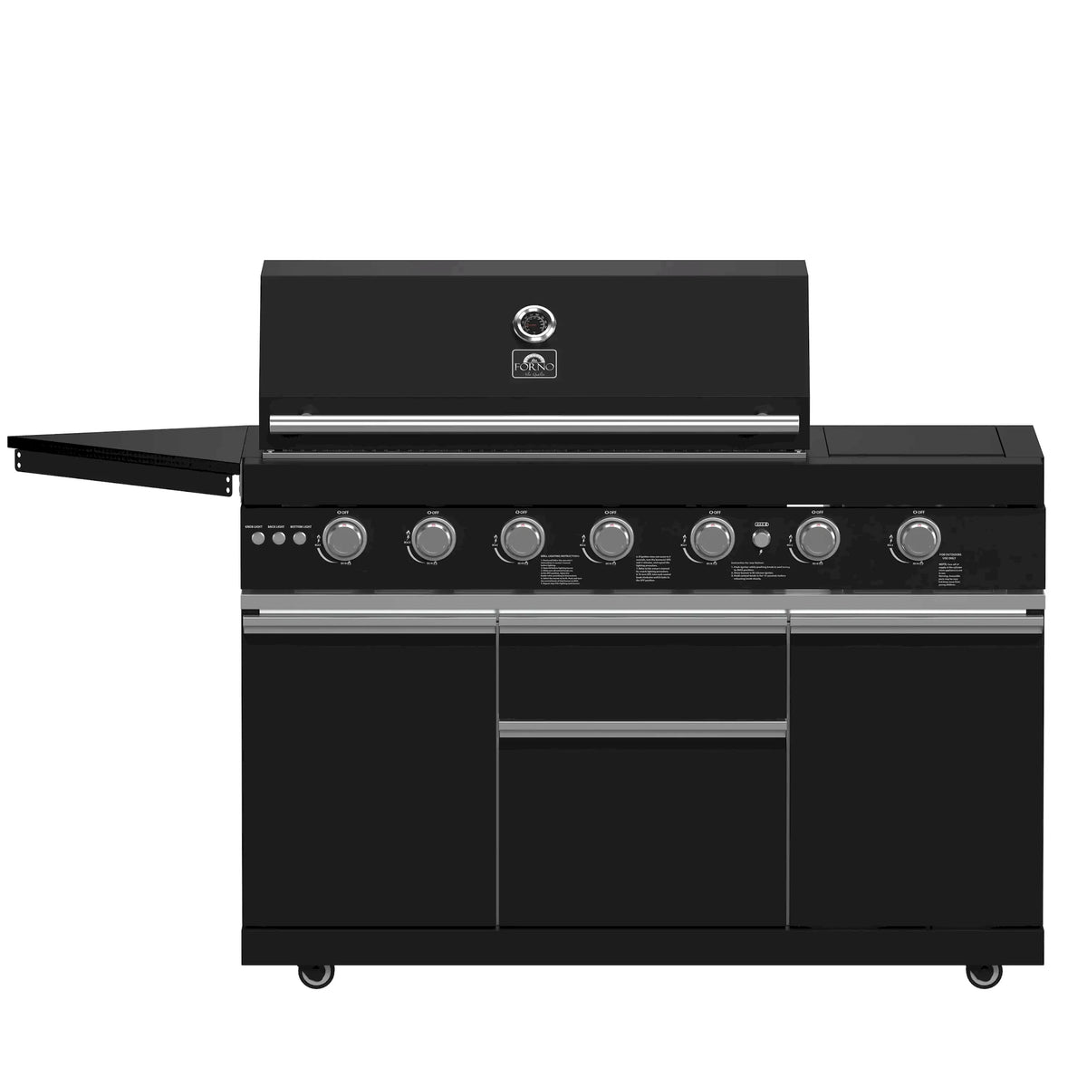 Forno All'Aperto outdoor kitchen FODKT2551BLK - closeup