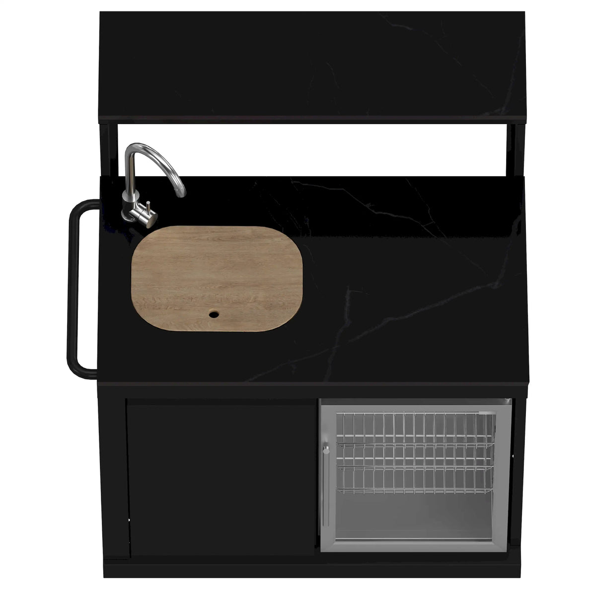 Forno All'Aperto outdoor kitchen FODKT2568BLK - closeup