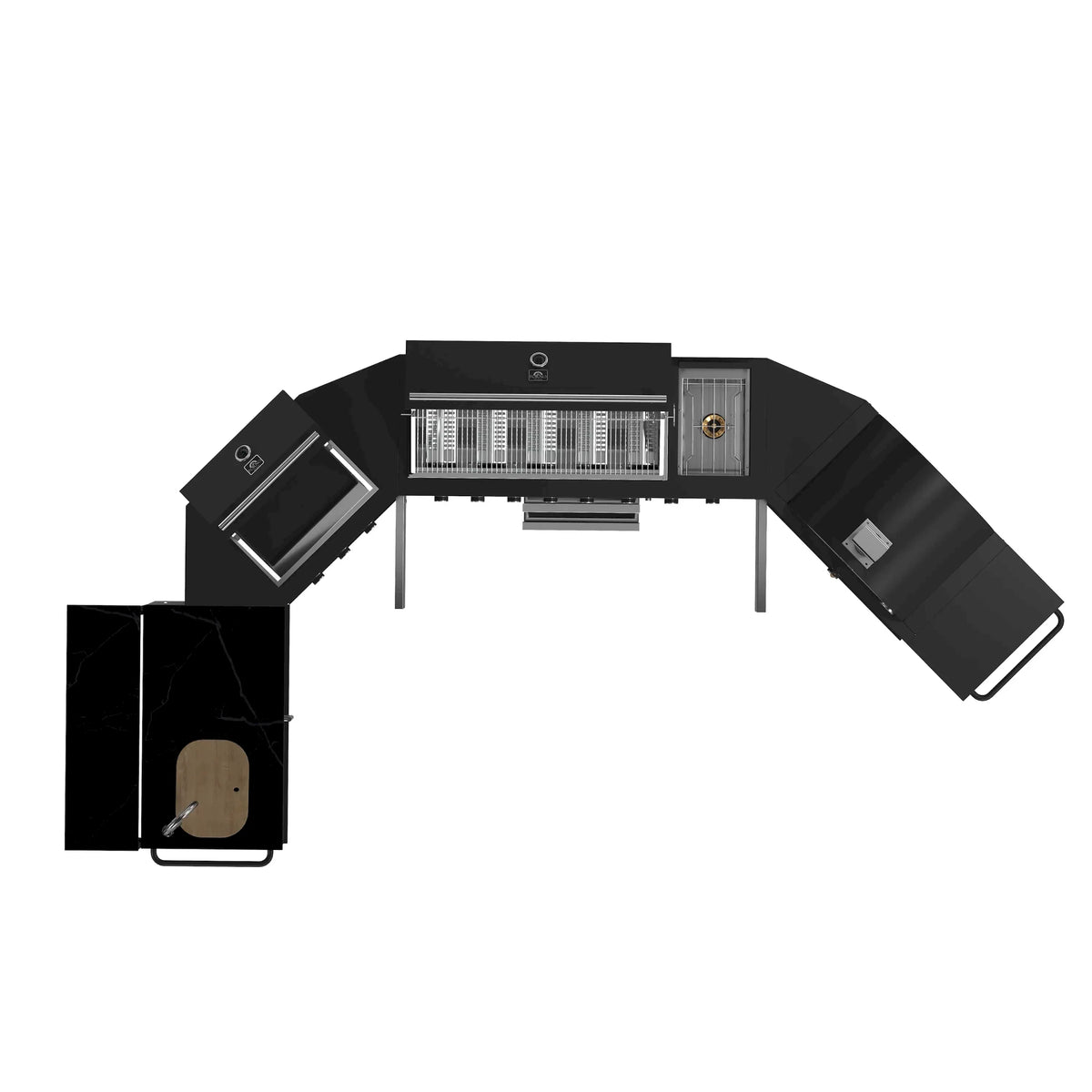 Forno All'Aperto outdoor kitchen FODKT2568BLK - top