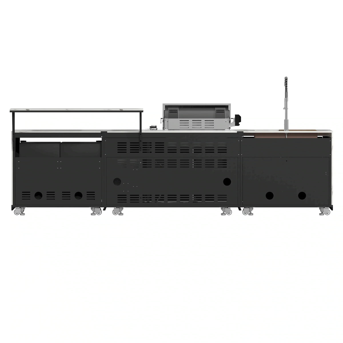 Forno Rimini outdoor kitchen FODKT2575WHT - back