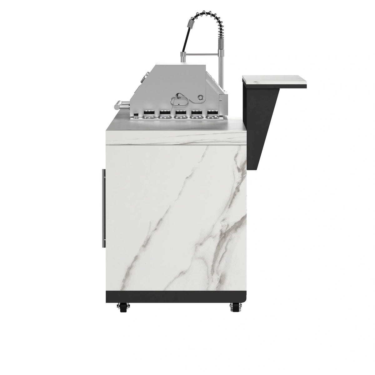 Forno Rimini outdoor kitchen FODKT2575WHT - side