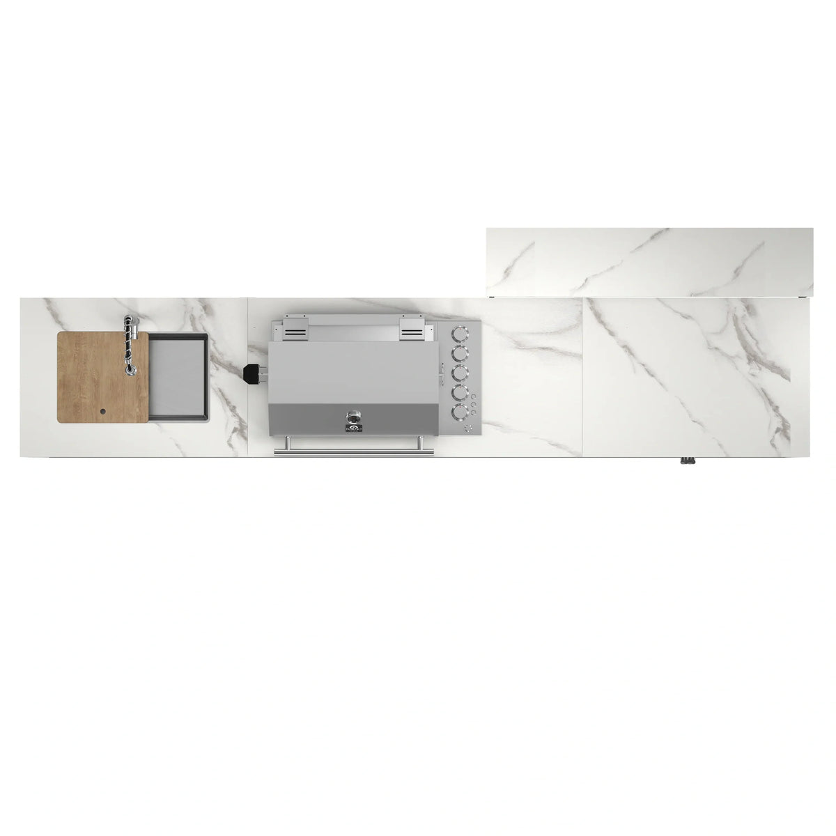 Forno Rimini outdoor kitchen FODKT2575WHT - top