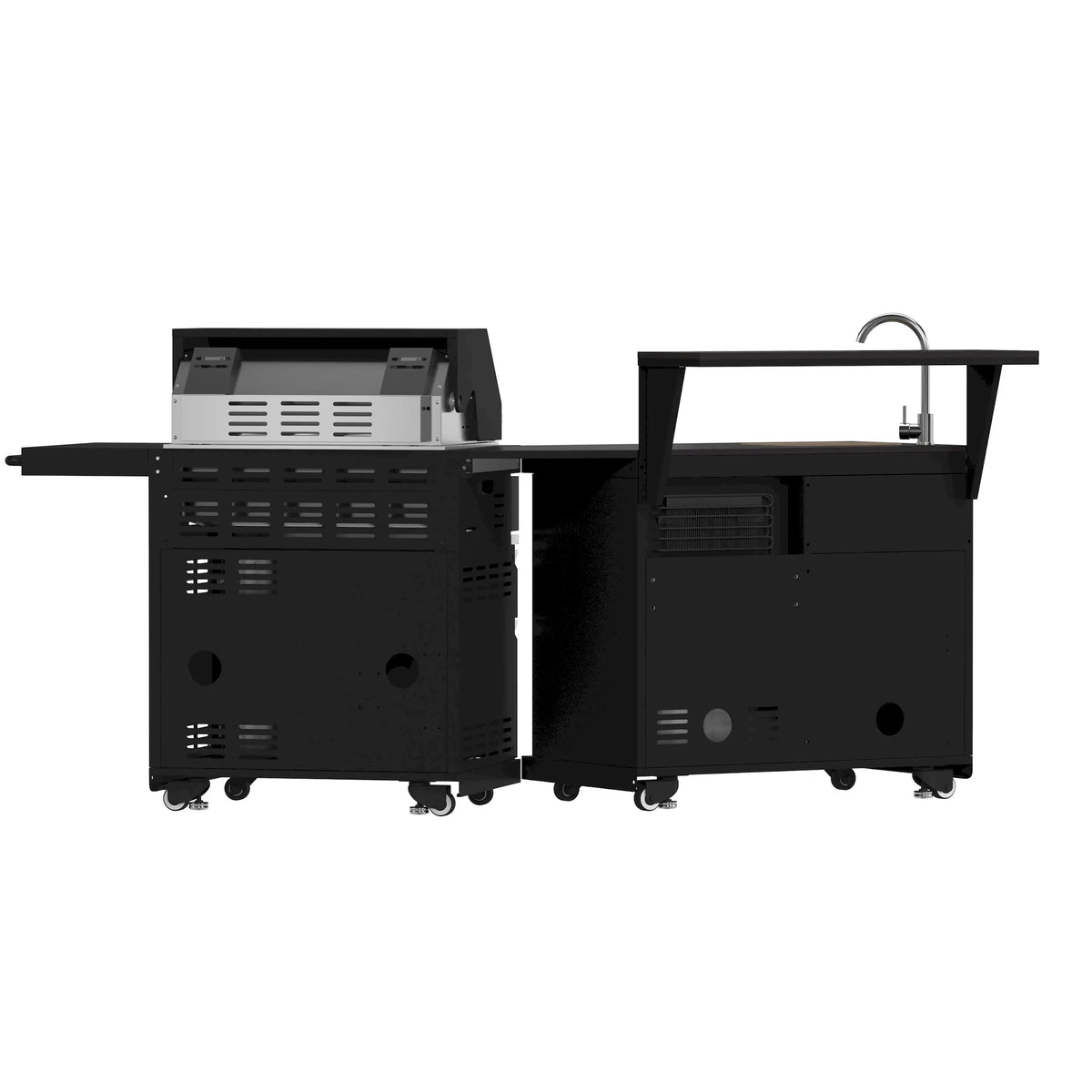 Forno All'Aperto outdoor kitchen FODKT2582BLK - back