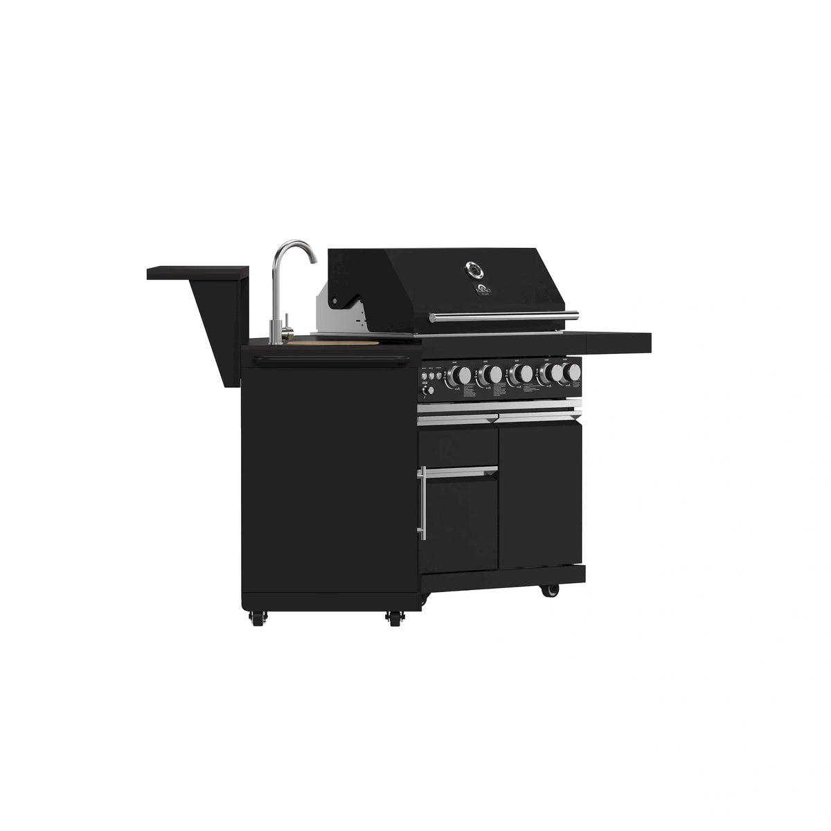 Forno All'Aperto outdoor kitchen FODKT2582BLK - side