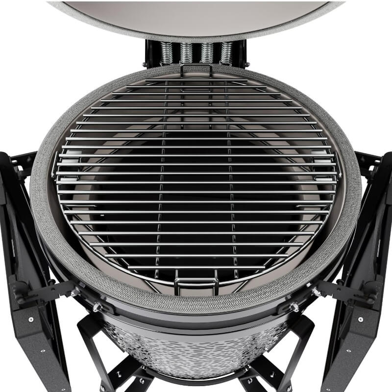 BSTRD.CORE 19 1/4-in Large Complete Kamado Grill in Gloss Graphite - B311G-USA