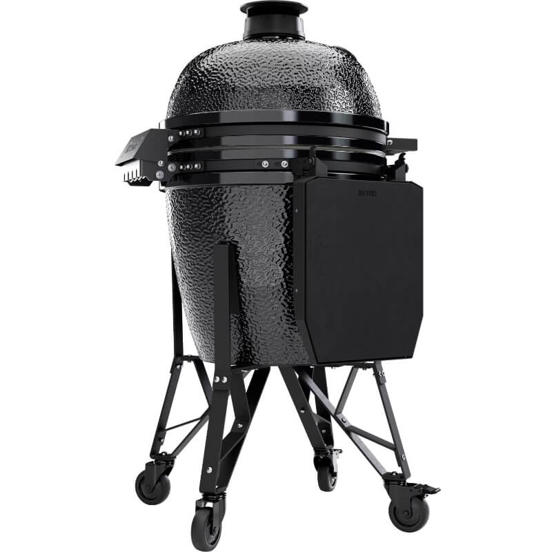 BSTRD.CORE 19 1/4-in Large Complete Kamado Grill in Gloss Graphite - B311G-USA