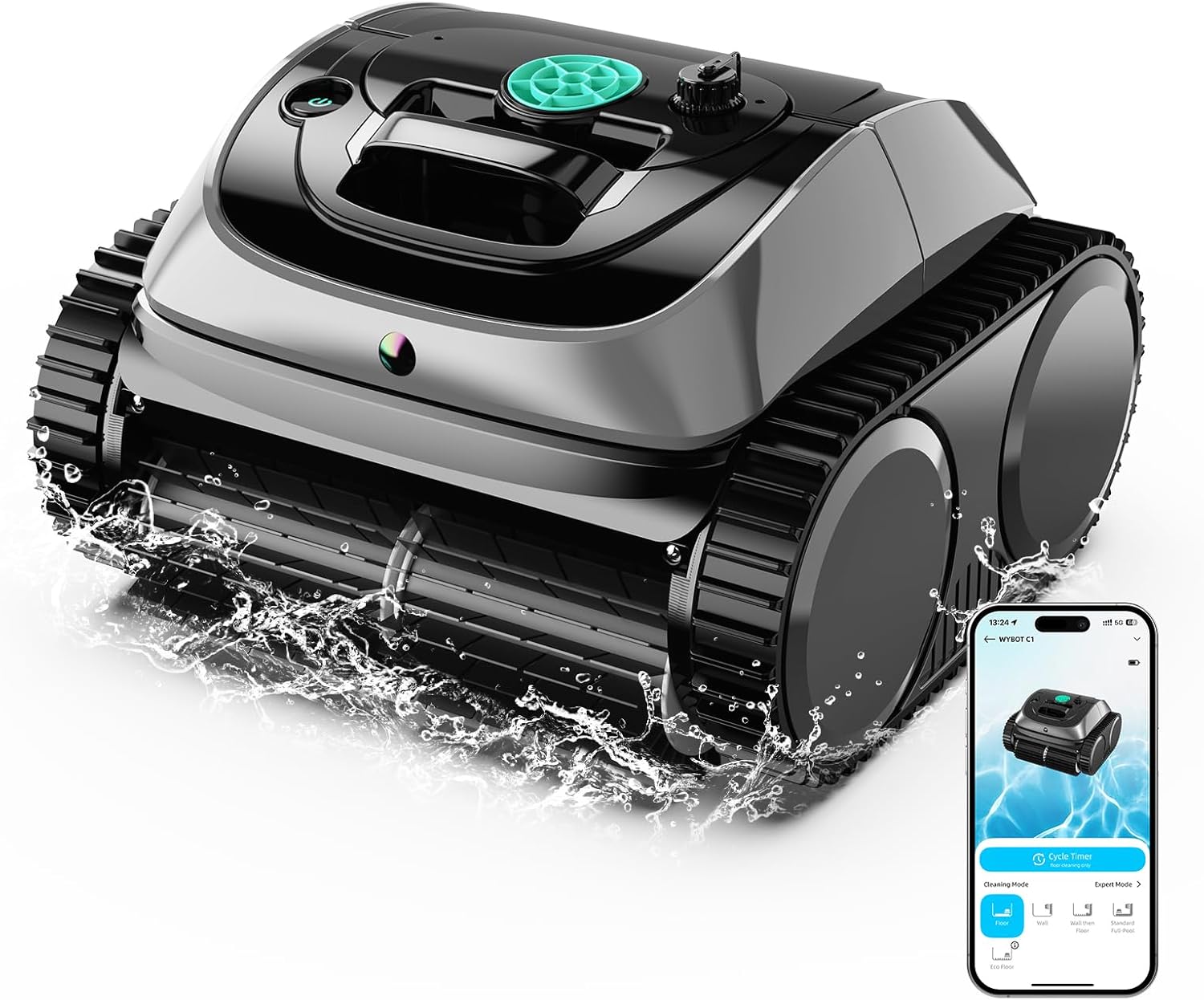 (2026 Upgrade) WYBOT C1 Cordless Robotic Pool Cleaner