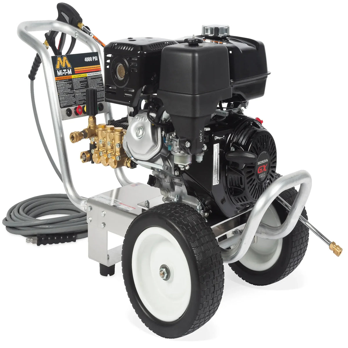 Mi-T-M CA Series gas pressure washer CA-4004-1MAH, 4,000 PSI, 3.5 GPM, Honda GX390 - main product view