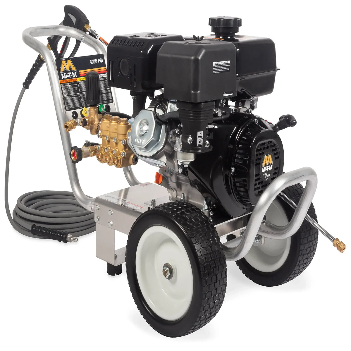Mi-T-M CA Series gas pressure washer CA-4004-1MCM, 4,000 PSI, 4.0 GPM, Mi-T-M 420cc OHV - main product view
