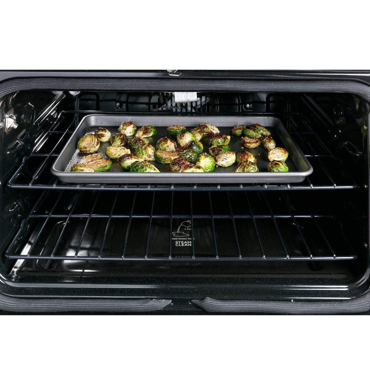 Cafe CGS700P4MW2 Café 30" Smart Slide-in, Front-control, Gas Range With Convection Oven Matte White