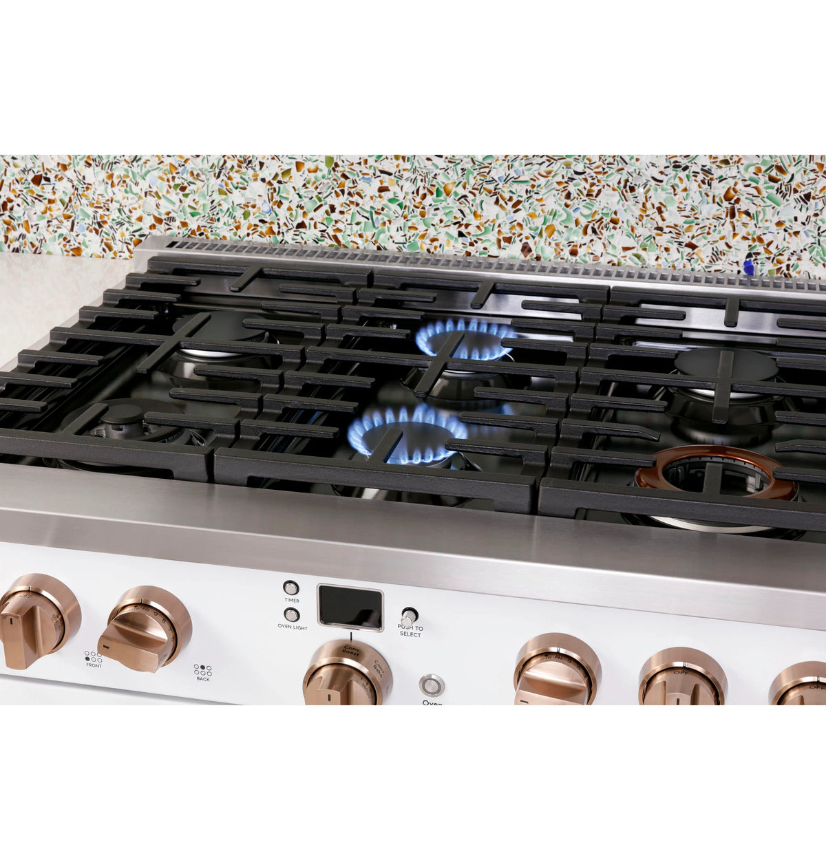 Cafe CGY366P2TS1 Café 36" Smart All-gas Commercial-style Range With 6 Burners (natural Gas) Stainless Steel