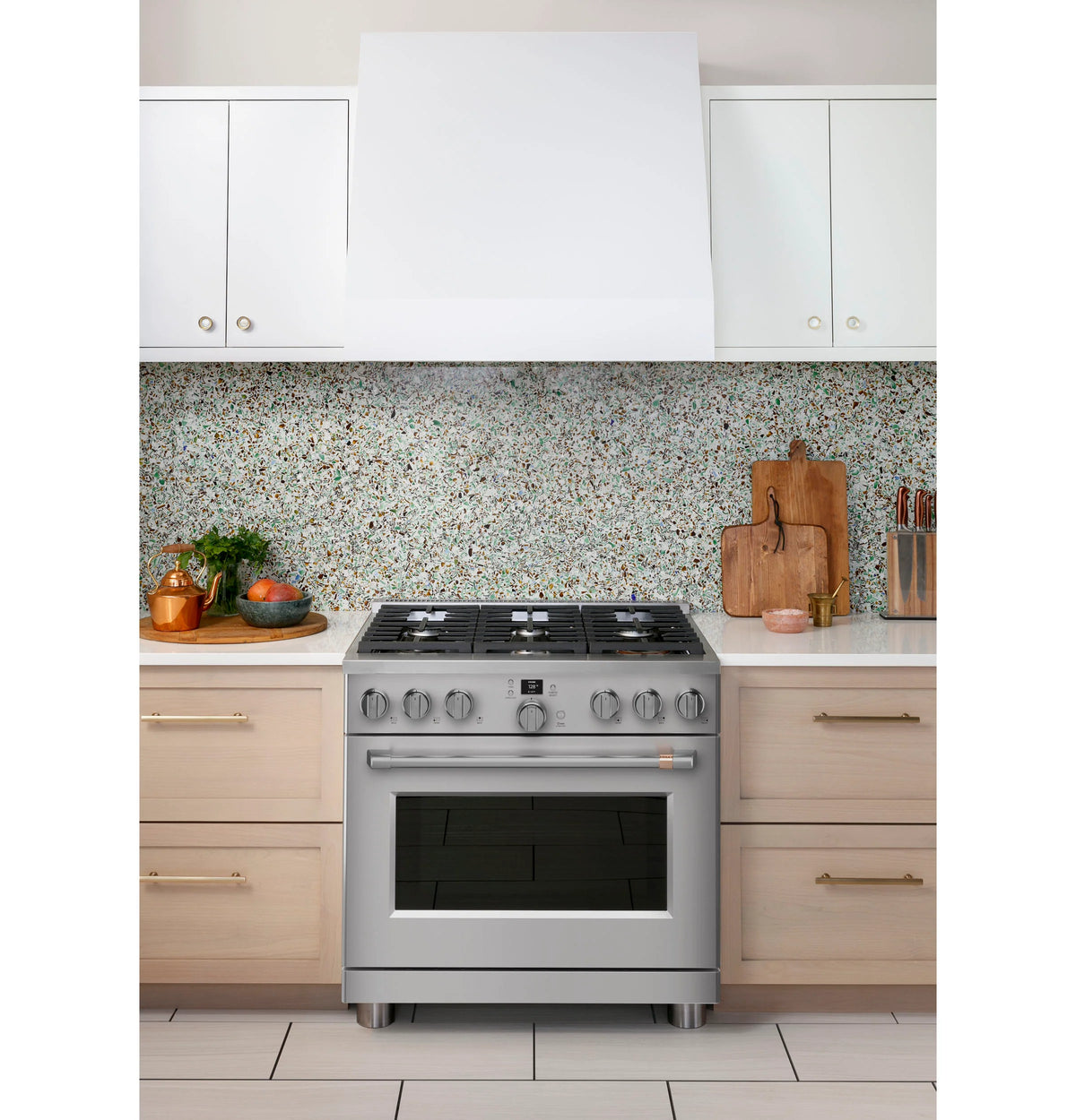 Cafe CGY366P2TS1 Café 36" Smart All-gas Commercial-style Range With 6 Burners (natural Gas) Stainless Steel