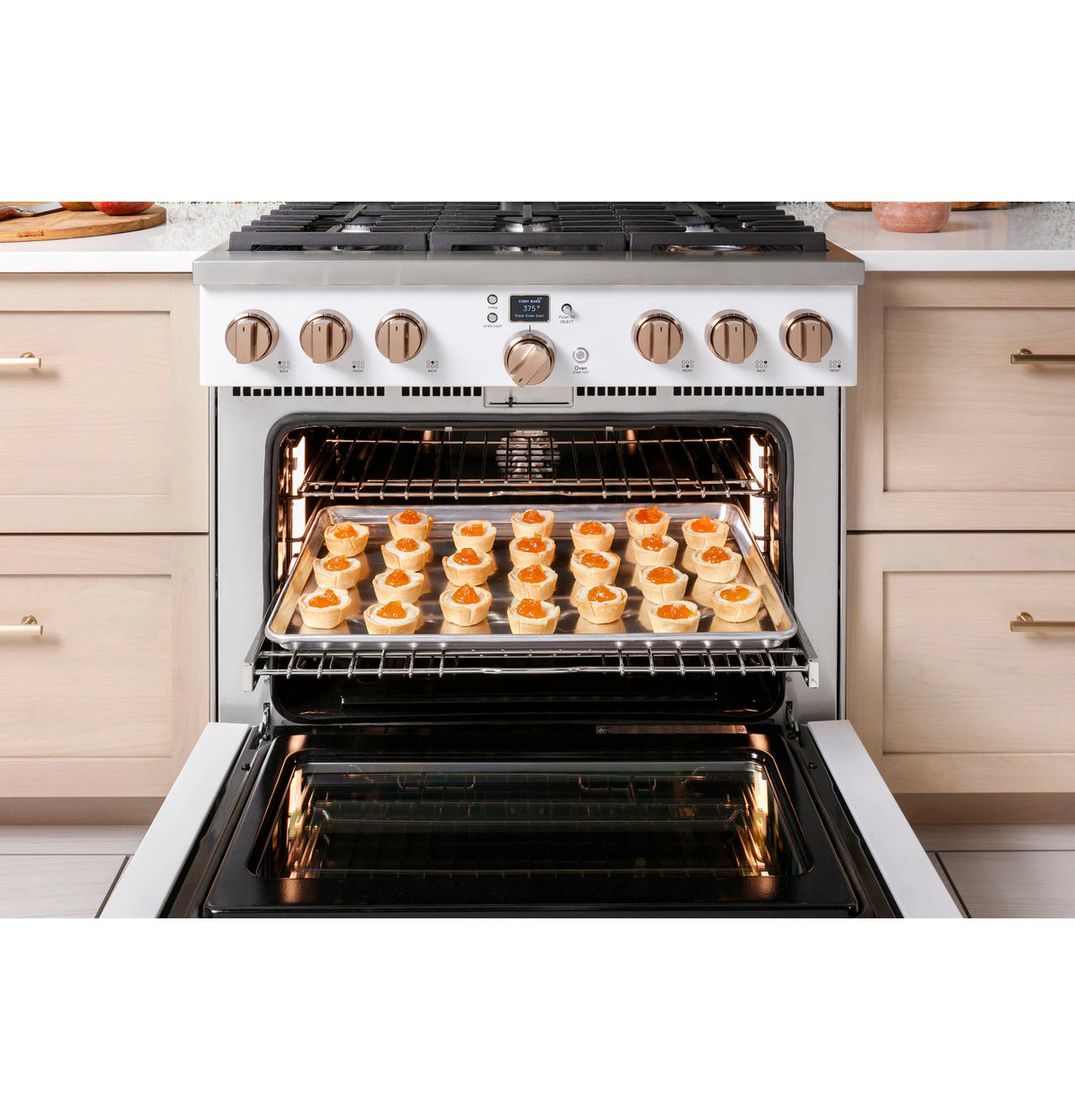 Cafe CGY366P3TD1 Café 36" Smart All-gas Commercial-style Range With 6 Burners (natural Gas) Matte Black