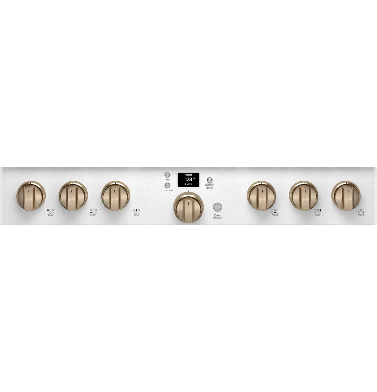 Cafe CGY366P4TW2 Café 36" Smart All-gas Commercial-style Range With 6 Burners (natural Gas) Matte White