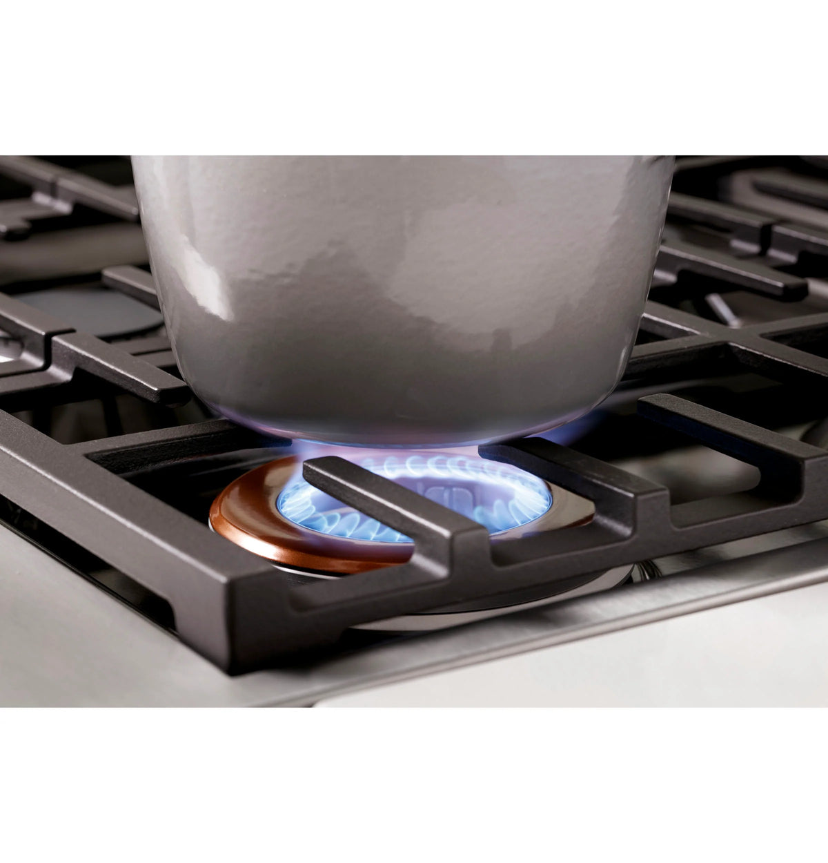 Cafe CGY366P4TW2 Café 36" Smart All-gas Commercial-style Range With 6 Burners (natural Gas) Matte White