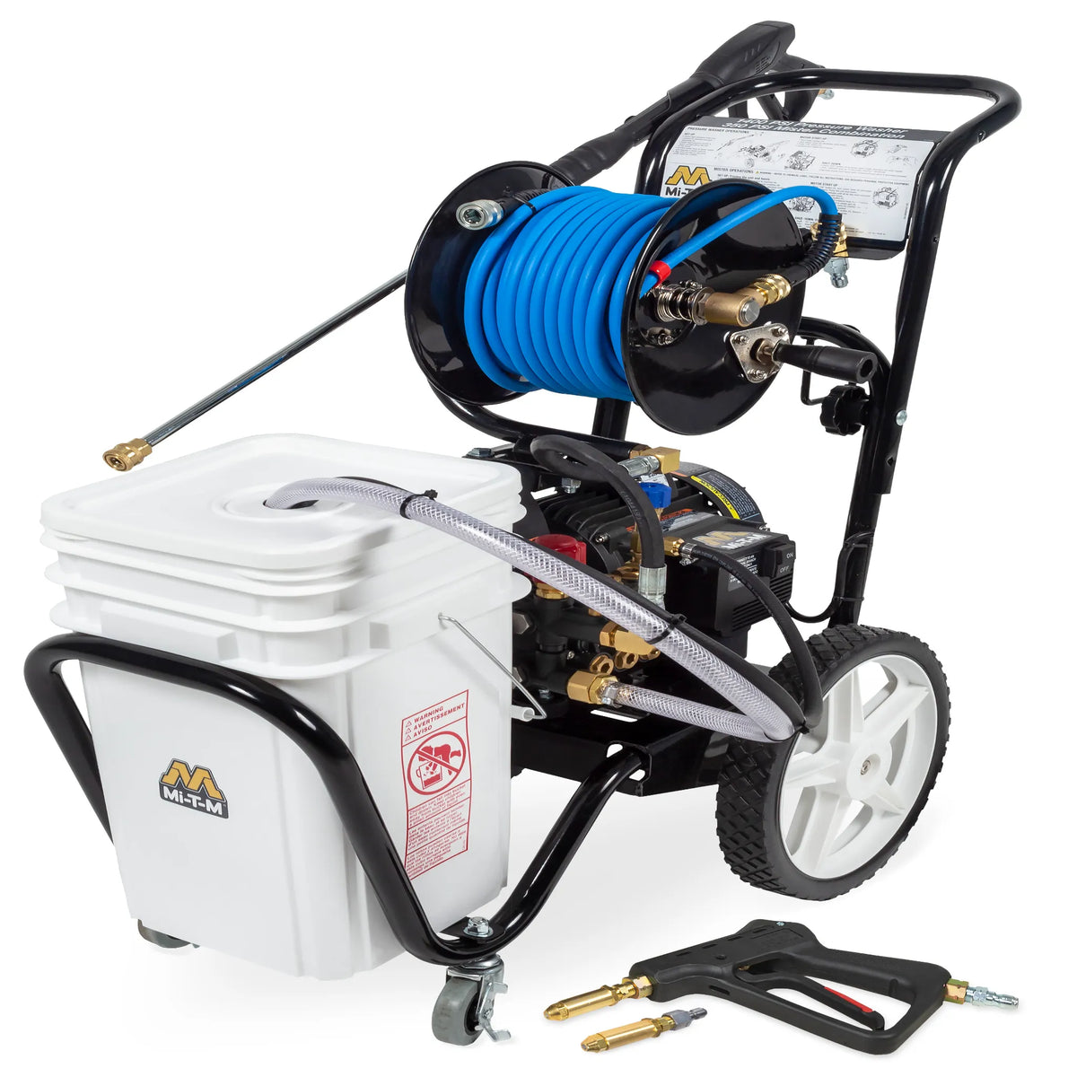 Mi-T-M pressure washer mister combination CM-1400-0MEC-DM - deluxe cart, product photo