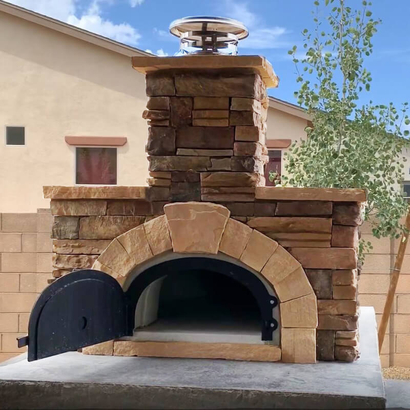Chicago Brick Oven CBO-1000 Wood-Fired Built-In Outdoor DIY Pizza Oven Kit