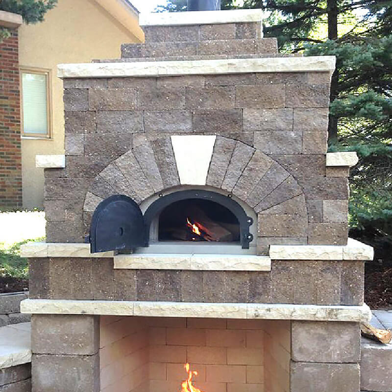 Chicago Brick Oven CBO-500 Wood-Fired Built-In Outdoor DIY Pizza Oven Kit