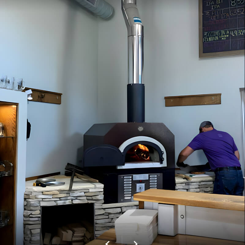 Chicago Brick Oven CBO-750 Hybrid Countertop Commercial Outdoor Pizza Oven w/ Skirt