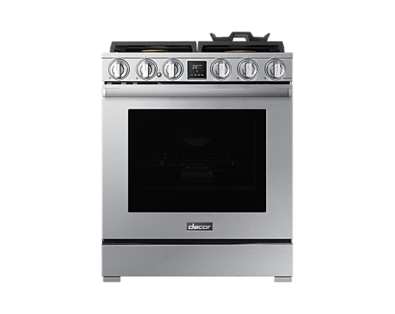 Dacor DOP30T940DS 30-inch Dual-fuel Range Silver Stainless