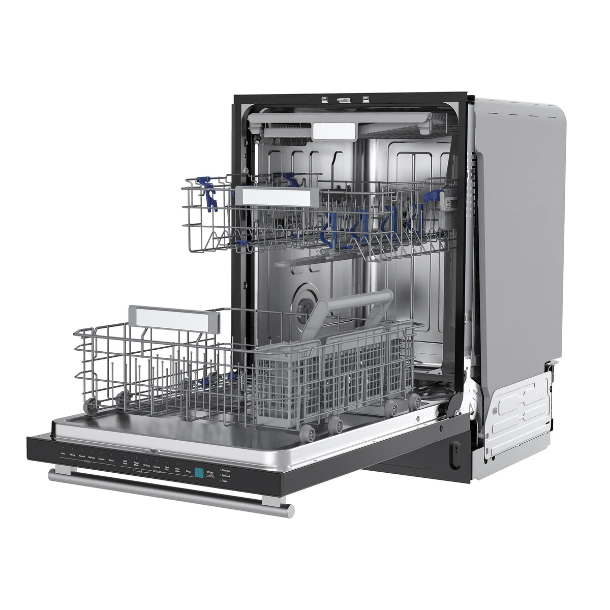 Forno Stella 24-Inch Built-in Dishwasher in Black with Stainless Steel  Handle, Tall Tub, Top Touch Control, Quiet 44 dBA, Soil-Sensing Capable, NSF & ENERGY STAR (FDWBI8010-24BLK)