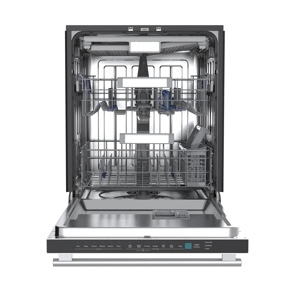 Forno Stella 24-Inch Built-in Dishwasher in White with Stainless Steel Handle, Tall Tub, Top Touch Control, Quiet 44 dBA, Soil-Sensing Capable, NSF & ENERGY STAR (FDWBI8010-24WHT)