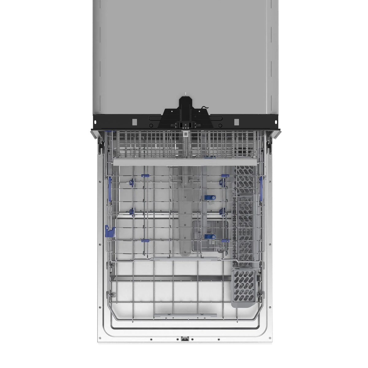 Forno Stella 24-Inch Built-in Dishwasher in White with Antique Brass Handle, Tall Tub, Top Touch Control, Quiet 44 dBA, Soil-Sensing Capable, NSF & ENERGY STAR (FDWBI8010-24WHT)