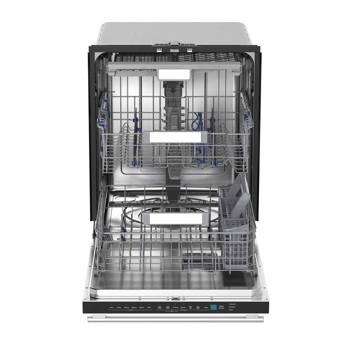 Forno Stella 24-Inch Built-in Dishwasher in White with Stainless Steel Handle, Tall Tub, Top Touch Control, Quiet 44 dBA, Soil-Sensing Capable, NSF & ENERGY STAR (FDWBI8010-24WHT)