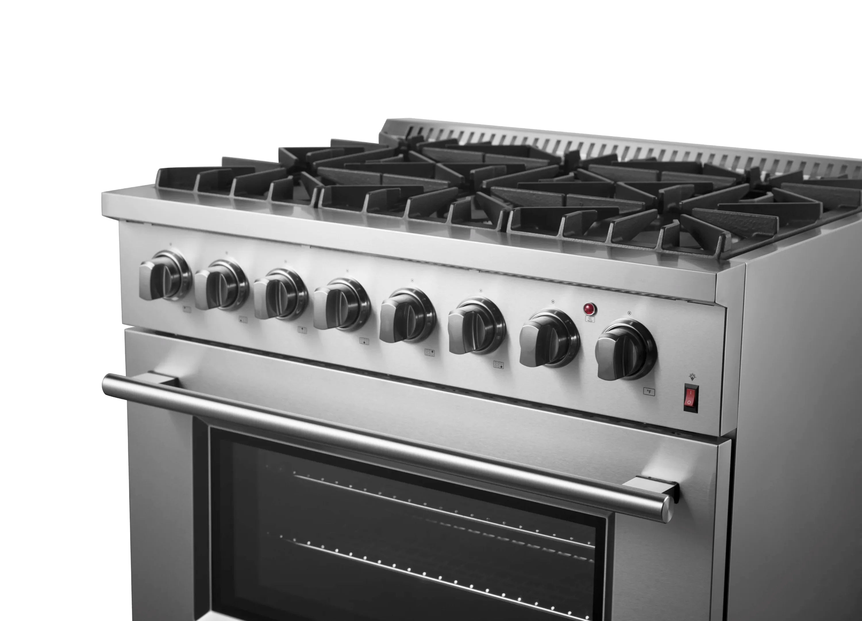 Forno Marco 36-inch Dual Fuel Range with 6 Burners and 5.36 cu.ft. Oven in Stainless Steel (FFSGS6197-36)