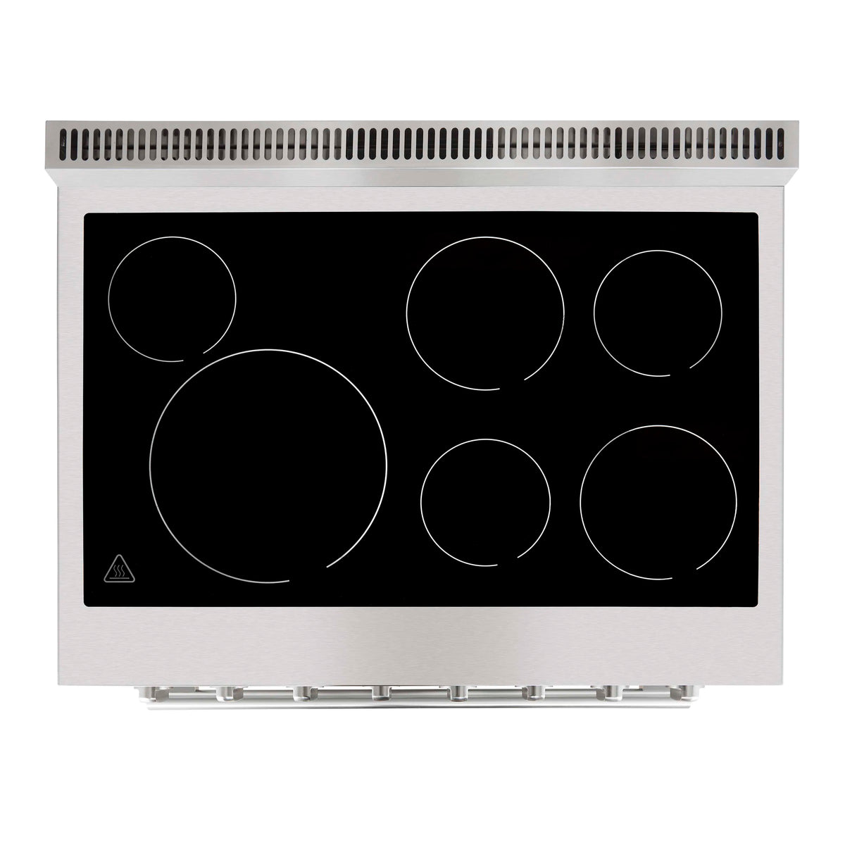 Forno 5-Piece Appliance Package - 36-Inch Electric Range, Wall Mount Range Hood, 60-Inch Refrigerator, Dishwasher, and 24-Inch Microwave Drawer in Stainless Steel