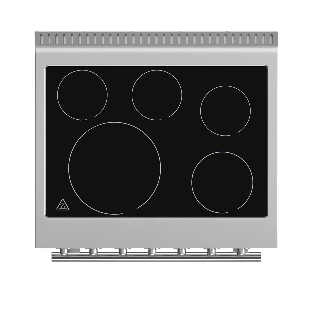 Forno 5-Piece Appliance Package - 30-Inch Electric Range, Wall Mount Range Hood, 60-Inch Refrigerator, Dishwasher, and 30-Inch Microwave Drawer in Stainless Steel