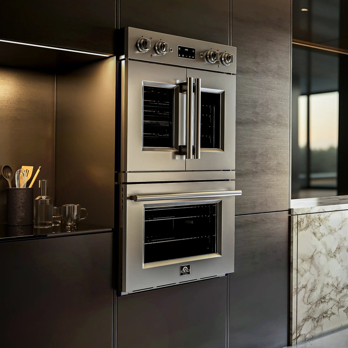 Forno Gallico 30-Inch Electric French Door Double Oven (FBOEL1388-30)