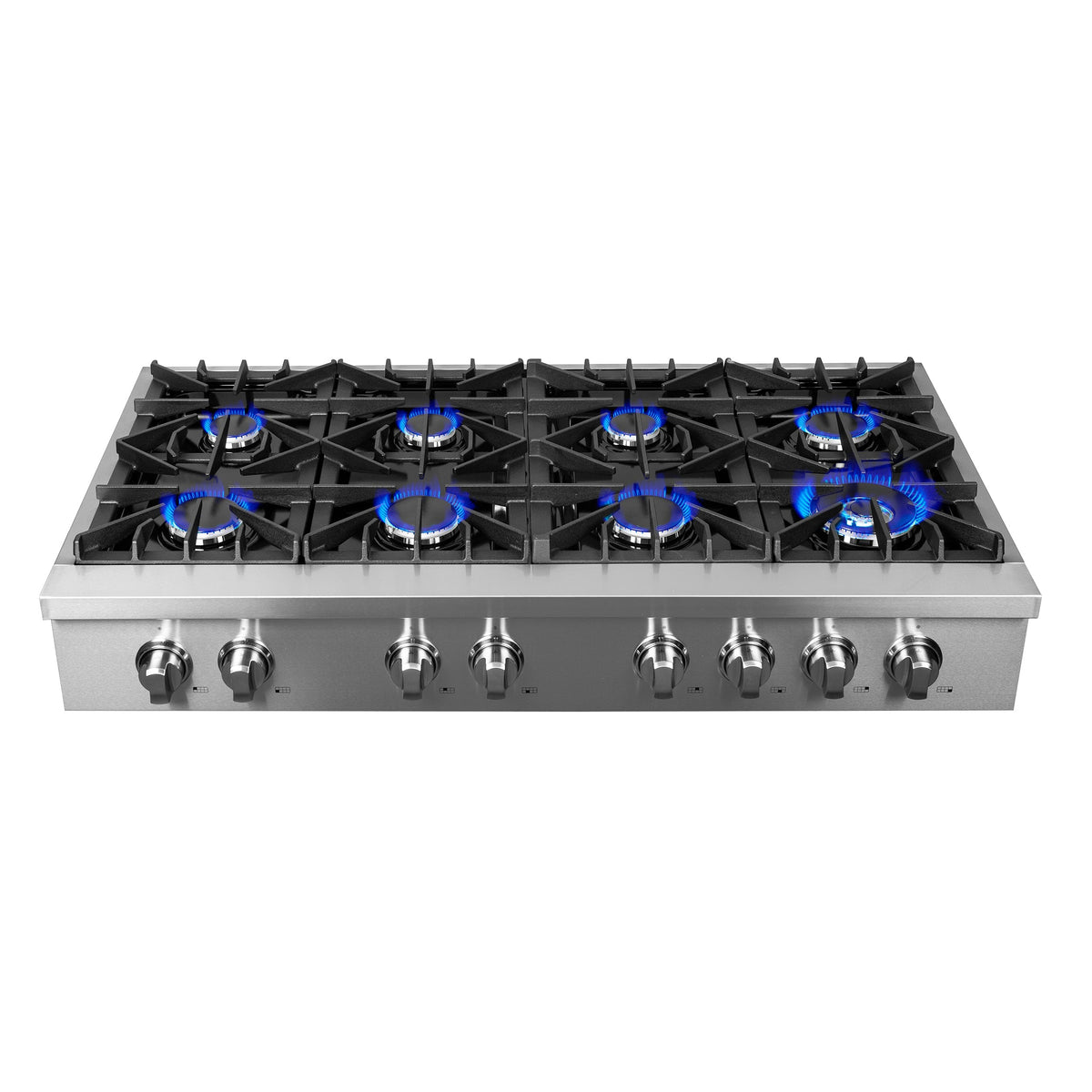 Forno 2-Piece Appliance Package - 48-Inch Lseo Gas Rangetop & Wall Oven in Stainless Steel