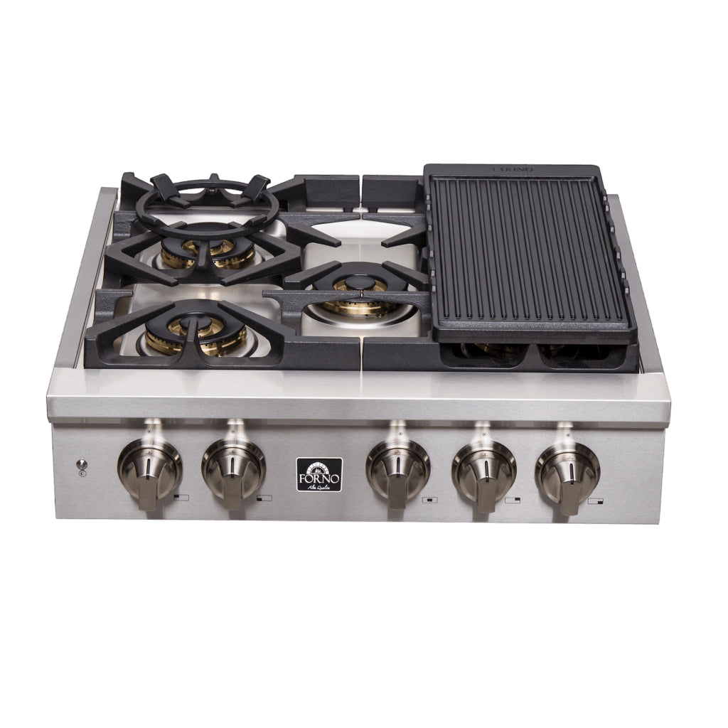 Forno Spezia 30-inch gas rangetop FCTGS5751-30 - front view