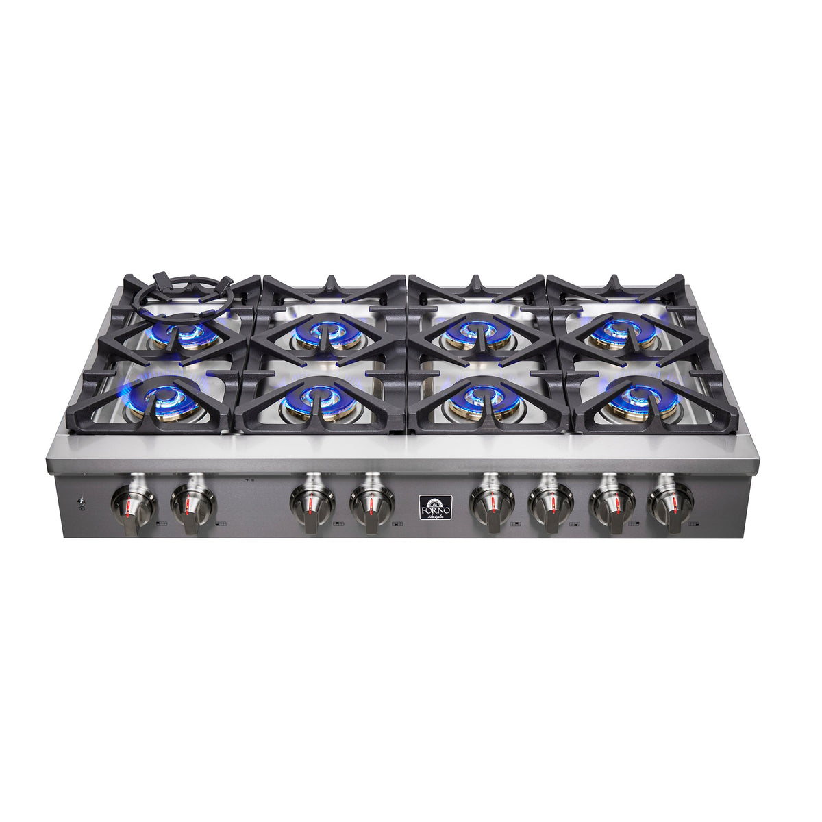 Forno Spezia 48-inch gas rangetop FCTGS5751-48 - cast iron grates