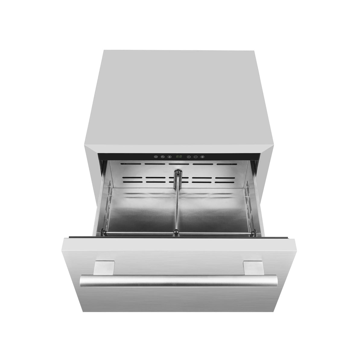 Forno 2 - Piece Appliance Package - 24-Inch Built-In Indoor/Outdoor Drawer Freezer and 24-Inch Drawer Refrigerator in Stainless Steel