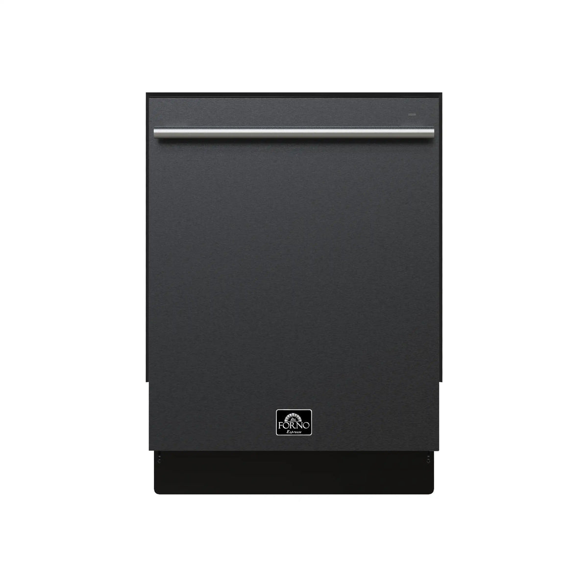 Forno Romano Espresso 24-Inch Built-In Dishwasher in Black with Stainless Steel Handle (FDWBI8035-24BLK)